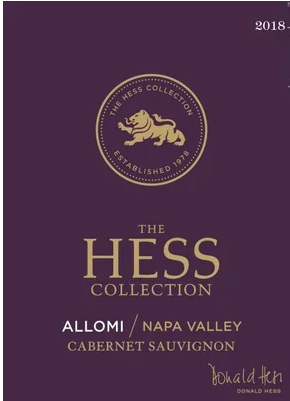 2018 Hess Collection Allomi Vineyard Cabernet Sauvignon Napa Valley, USA 750ml