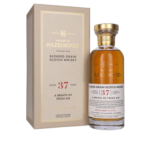 House of Hazelwood 'A Breath of Fresh Air' 37 Year Old Blended Grain Scotch Whisky 700ml