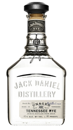 Jack Daniel's Unaged Rye Whiskey Tennessee, Batch No: 1  750ml