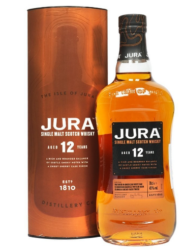 Isle of Jura Distillery 12 Year Old Single Malt Scotch Whisky .750ml