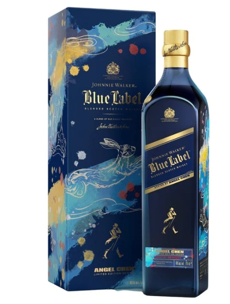 Johnnie Walker Blue Label Limited Edition Year of the Rabbit Blended Scotch Whisky .750ml