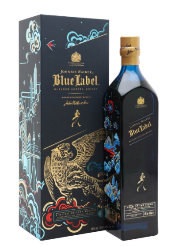 Johnnie Walker Blue Label Limited Edition Year of the Tiger Blended Scotch Whisky .750ml