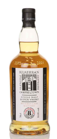 Glengyle Distillery Kilkerran Bourbon Cask Matured Cask Strength 8 Year Old Single Malt Scotch Whisky .750ml