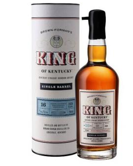 Brown Formans 'King of Kentucky' Single Barrel 16 Year Old Kentucky Straight Bourbon Whiskey 2024 Release 130.9 Proof 750ml