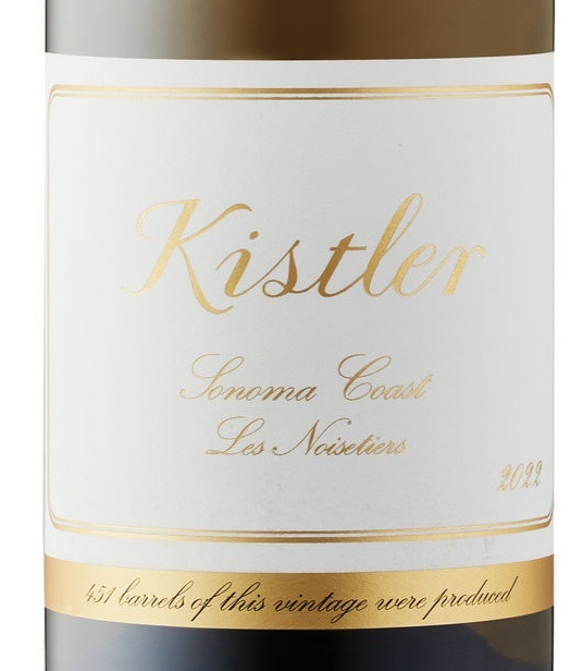 2022 Kistler 'Les Noisetiers' Chardonnay Sonoma Coast, USA 750ml