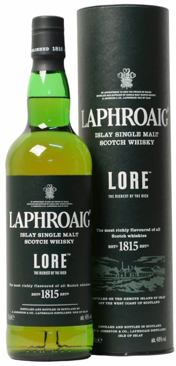 Laphroaig 'Lore' Single Malt Scotch Whisky Islay, Scotland 750ml