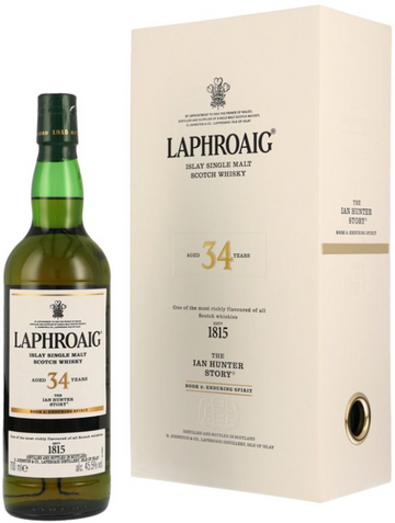 Laphroaig The Ian Hunter Story 'Book 5 Malt Master' 34 Year Old Single Malt Scotch Whisky .750ml