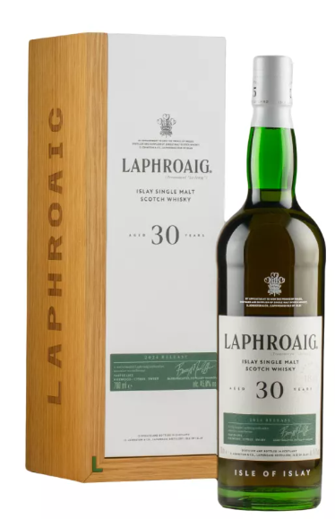 Laphroaig 30 Year Old Single Malt Scotch Whisky Islay, Scotland 700ml