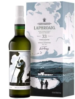 Laphroaig Strong Character Chapter 1 'Donald Johnston' 33 Year Old Single Malt Scotch Whisky Islay, Scotland 700ml