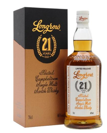 Longrow 21 Year Old Peated Single Malt Scotch Whisky .750ml