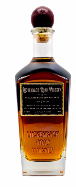 Luckenbach Road 3 Year Old Bourbon Whiskey Texas, USA 750ml