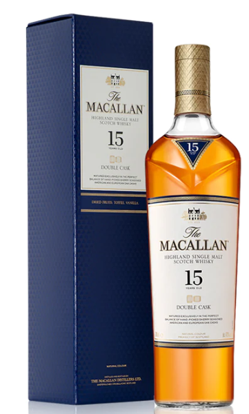Macallan 15 Year Double Cask Single Malt Scotch Whisky .750ml