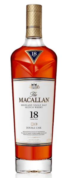 The Macallan Double Cask 18 Year Old Single Malt Scotch Whisky .750ml
