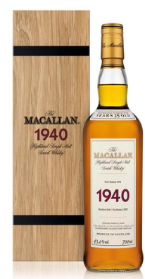 1940 The Macallan Fine & Rare Vintage Single Malt Scotch Whisky 750ml