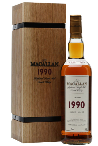 1990 The Macallan Fine & Rare Vintage Single Malt Scotch Whisky 22 Year Old Cask No 24706  .750ml