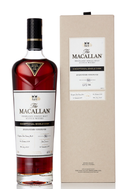 2020 The Macallan Exceptional Single Cask Single Malt Scotch Whisky ESB-10935/ 02 750ML