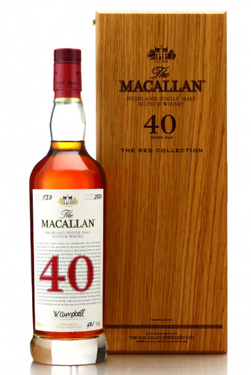 The Macallan 'The Red Collection' 40 Year Old Single Malt Scotch Whisky 700ml