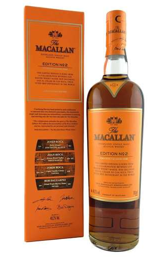 The Macallan Edition No 2 Single Malt Scotch Whisky .750ml