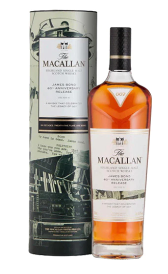 The Macallan James Bond 60th Anniversary Decade II Single Malt Scotch Whisky 700ml