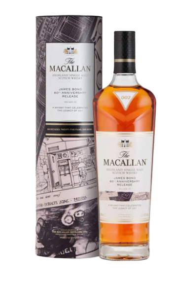 The Macallan James Bond 60th Anniversary Decade III Single Malt Scotch Whisky 700ml