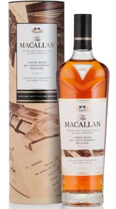 The Macallan James Bond 60th Anniversary Decade IV Single Malt Scotch Whisky 700ml