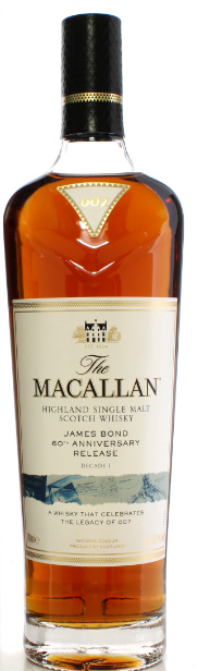 The Macallan James Bond 60th Anniversary Decade I Single Malt Scotch Whisky 700ml