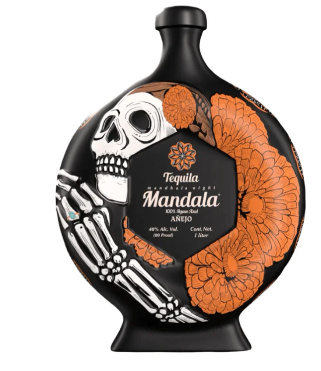 Mandala Dia De Los Muertos Edition  Añejo Tequila 1 Liter