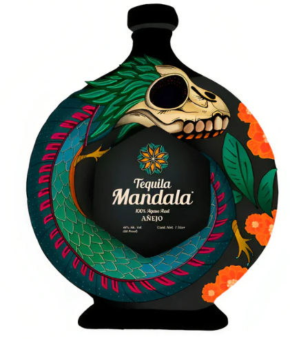 Mandala Dia De Los Muertos Edition 2023 Añejo Tequila 1 Liter