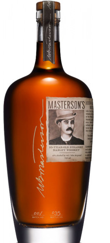 Masterson's 10 Year Old Straight Barley Whisky BATCH NO. 001 750ML
