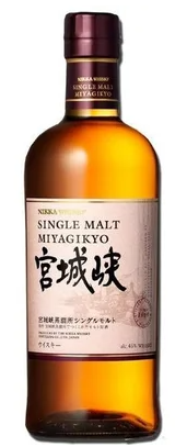 Nikka 'Miyagikyo' Single Malt Japanese Whisky .750ml