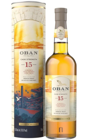 Oban Cask Strength 15 Year Old Single Malt Scotch Whisky Highlands, Scotland 750ml