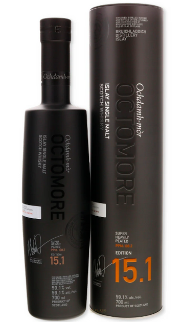 Bruichladdich Octomore Edition 15.1 Super Heavily Peated Single Malt Scotch Whisky 700ml