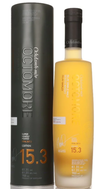 Bruichladdich Octomore Edition 15.3 Super Heavily Peated Single Malt Scotch Whisky Islay, Scotland 700ml