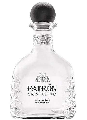 Patron Cristalino Tequila Anejo Jalisco, Mexico 750ml