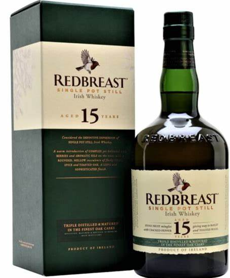 Redbreast 15 Year Old Single Pot Still Irish Whiskey 750ml