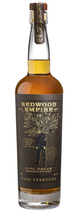 Redwood Empire Pipe Dream Cask Strength Bourbon Whiskey .750ml