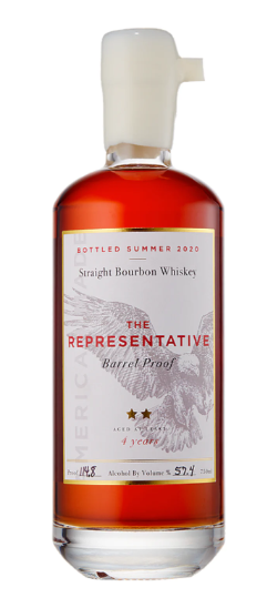 Proof and Wood 'The Representative' Barrel Proof 4 Year Old Straight Bourbon Whiskey 750ml