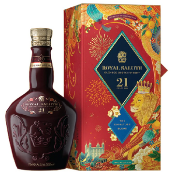 Royal Salute The Signature Blend Chinese New Year Special Edition 21 Year Old Blended Scotch Whisky .750ml