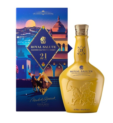 Royal Salute 'The Jodhpur Polo Edition' 21 Year Old Blended Malt Scotch Whisky .750ml