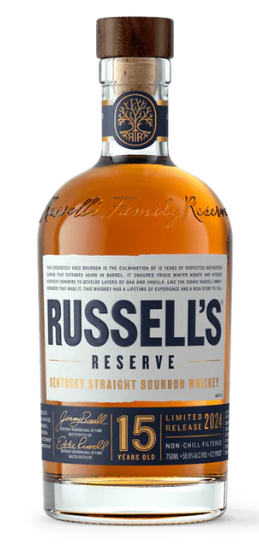 Russell's Reserve 15 Year Old Kentucky Straight Bourbon Whiskey 750ml ...