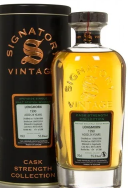 Signatory Vintage Cask Strength Collection Longmorn 24 Year Old Single Malt Scotch Whisky .700ml