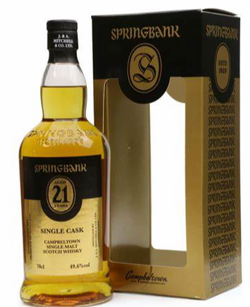 2016 Springbank 21 Year Old Single Malt Scotch Whisky Campbeltown, Scotland 750ml