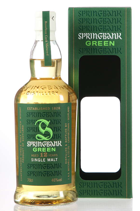 2002 Springbank Green 12 Year Old Single Malt Scotch Whisky Campbeltown, Scotland 750ml