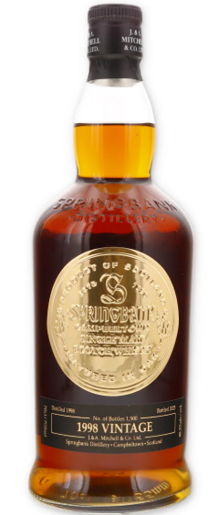 1998 Springbank Vintage Single Malt Scotch Whisky Campbeltown, Scotland 27 Year Old 700ml