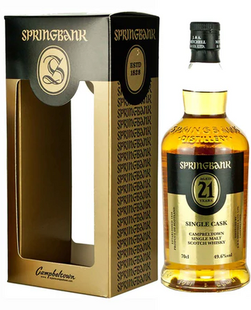 Springbank Single Cask Cask Strength 21 Year Old Single Malt Scotch Whisky 750ml 49.8%vol