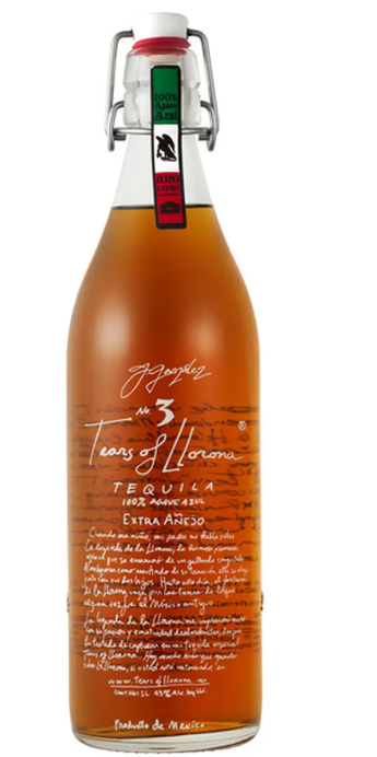 Tears of Llorona No 3 Tequila Extra Anejo Jalisco, Mexico 1ltr