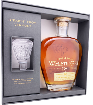 WhistlePig 18 Year Old Double Malt Straight Rye Whiskey 750ml