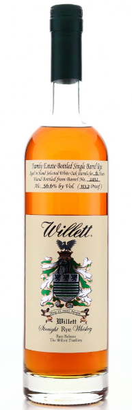 Willett Family Estate Bottled Single-Barrel 6 Year Old Straight Rye Whiskey 112.2 Proof Barrel No. 981