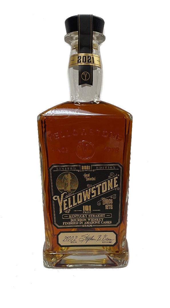 Yellowstone kentucky straight bourbon whiskey finished in Amarone Casks 101 proof