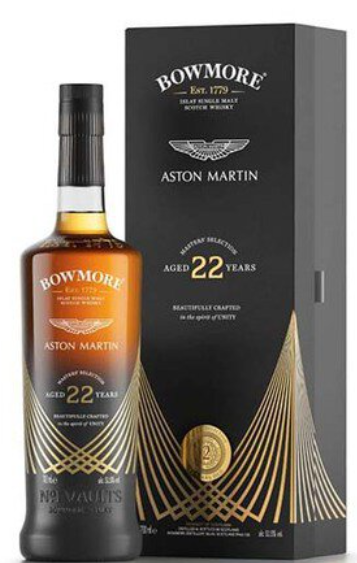 Bowmore Masters' Selection Aston Martin 22 Year Old Single Malt Scotch Whiskey .750ml